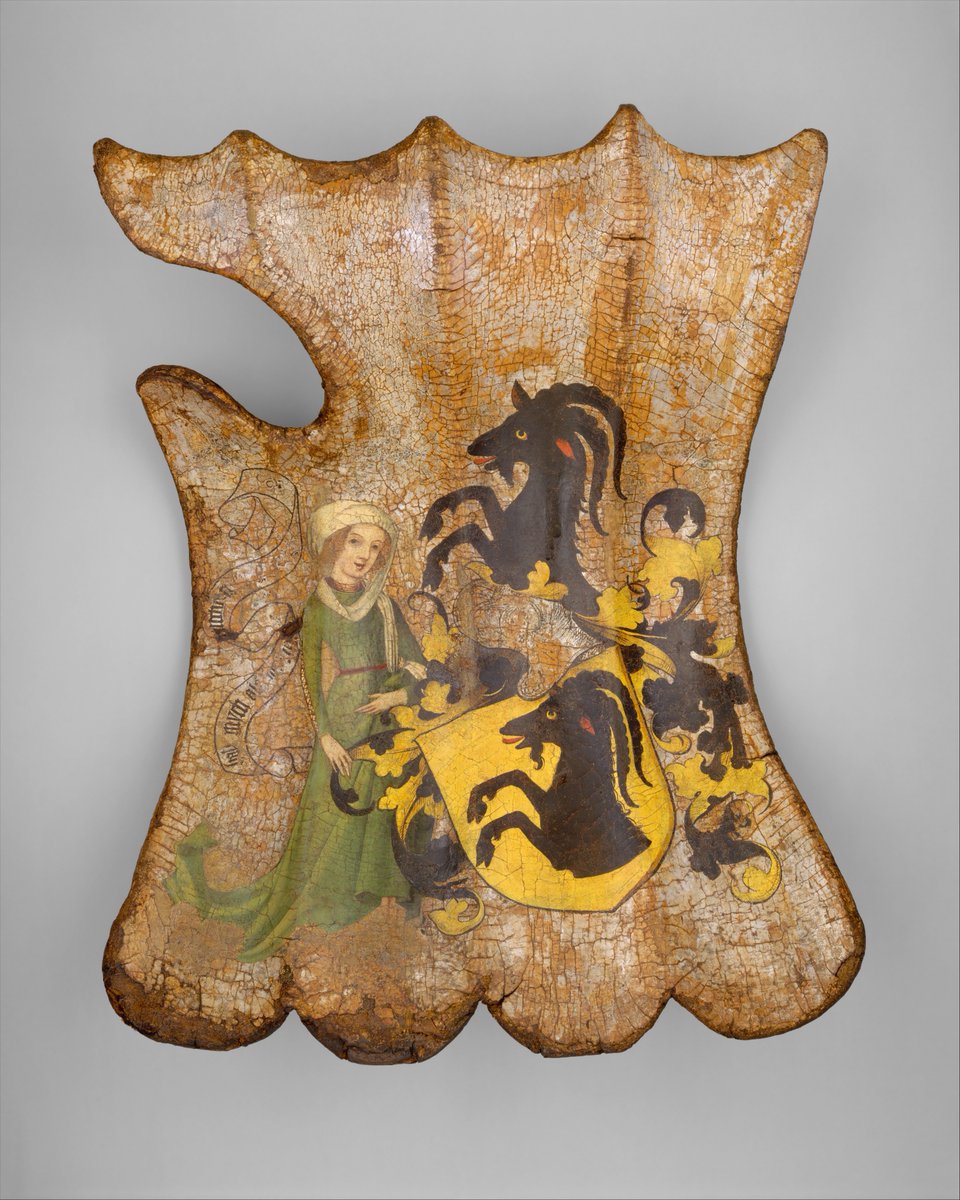 met_armsarmor's tweet photo. Shield for the Field or Tournament (Targe), ca. 1450 #themet #armandsarmor https://t.co/ImYqdAL9sl https://t.co/RJFbJYMEE8