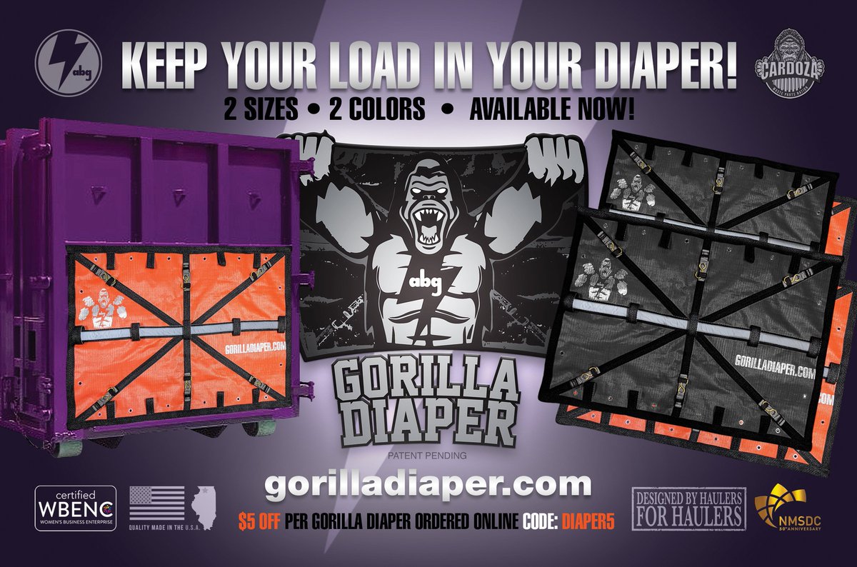 ABGbag's tweet photo. 🦍 Time to Change Your Diaper!  The Diaper Evolution is not just in the baby industry! 👉 $5.00 off each Gorilla Diaper purchased online at 🔗https://t.co/bSJKFZEgm5

Coupon Code : DIAPER5 

🙊 Keep your Load in Your Diaper! https://t.co/f10FkCbNZe