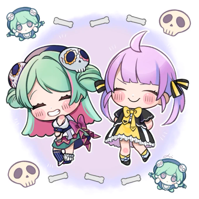 うしろのリボン見せてる時のポーズかわいかった〜#やひろ誕生日#やひろかいたぞ#もちひよあーと 
