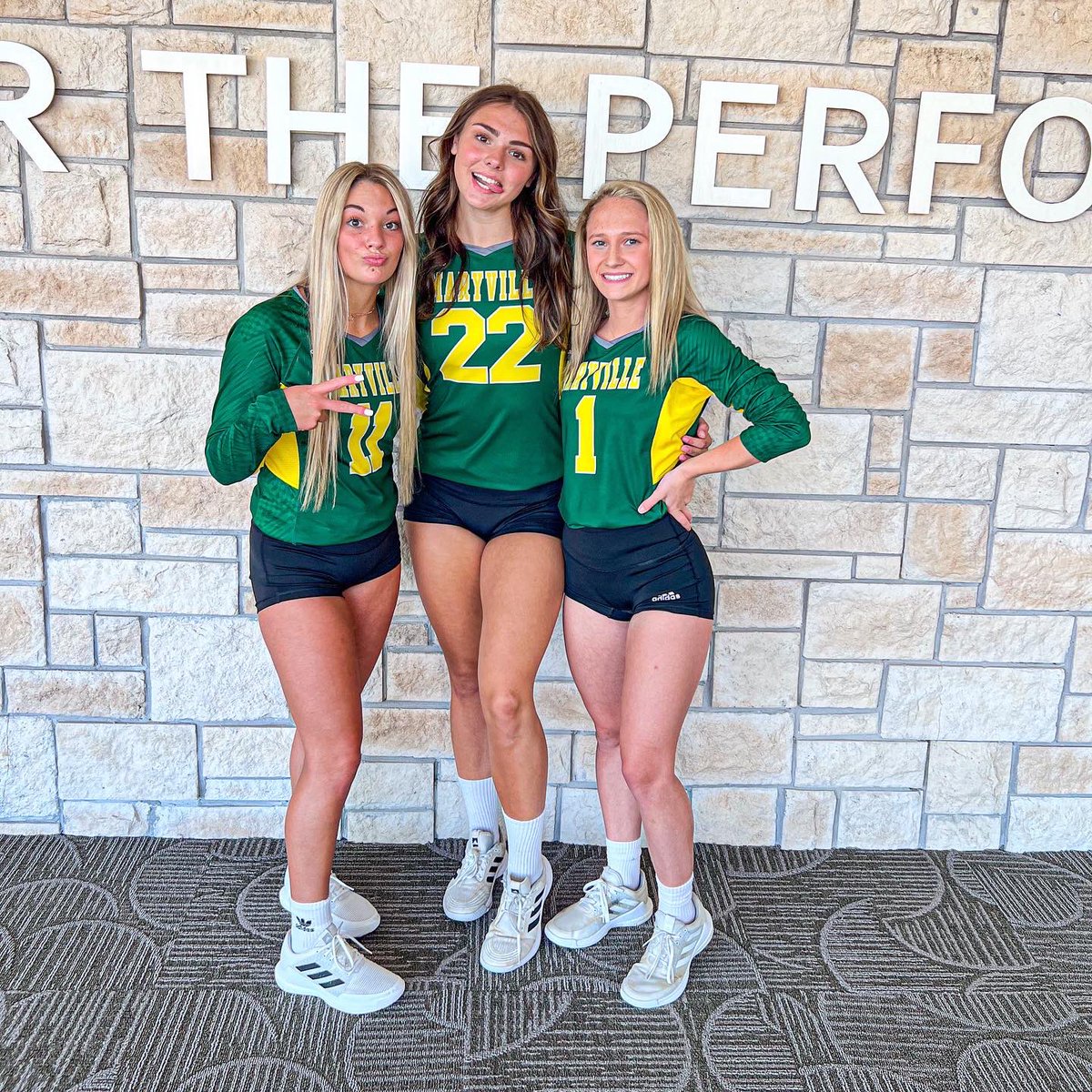 It’s time to meet our 2022 SENIORS!! 💚💛🏐✨ #ClassOf2023 

#1 Kennedy Kurz <a href="/Kennedy66054221/">Kennedy K</a> 

#11 Anastyn Pettlon <a href="/APettlon/">Anastyn Pettlon</a> 

#22 Rylee Vierthaler <a href="/ryleevierthaler/">Rylee Vierthaler</a>