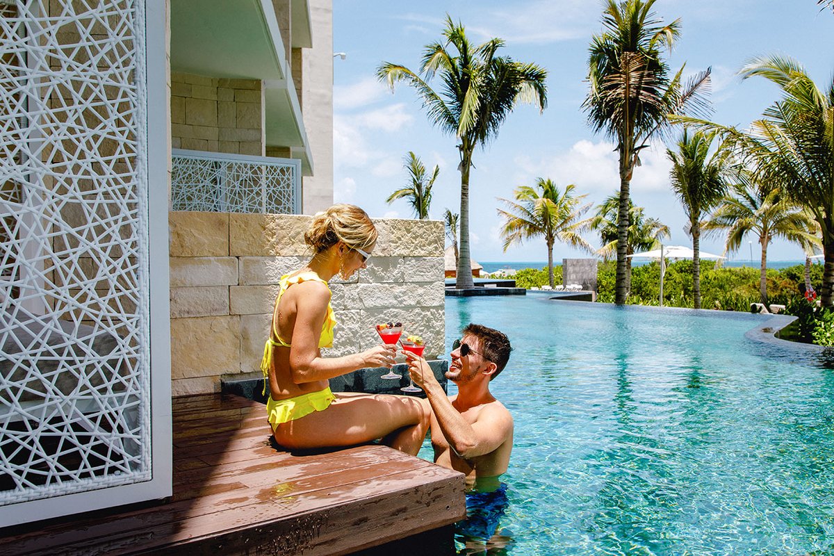 classicvacation's tweet photo. In an adults-only environment at TRS Coral Hotel, enjoy VIP attention, exquisite a la carte dining options, award-winning entertainment and a new standard of health &amp; safety protocols throughout your stay. @trs_hotels https://t.co/Q96bAdBHu9