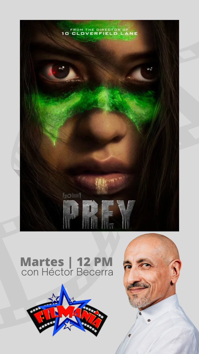 Martes #FILMANÍA 🎬 RT

#Predator 35 años + #PreyMovie 

Crítica invitada 🏆 <a href="/gsi_k/">Jessica AyalaBarbosa</a> de <a href="/la_plazapublica/">Plaza Pública</a>

GANA PASES <a href="/Cinepolis/">Cinépolis</a>  4⃣ Caminos 🍿

¡SINTONIZA! #20AñosAlAire 🎂

12 pm @KiuuFM 📻 bit.ly/1sAeNUg

¿Mi café? ☕️ <a href="/SinfoniaCoffee/">Sinfonía Café & Cultura</a> ❤️

Matamoros y Rodríguez 🤩