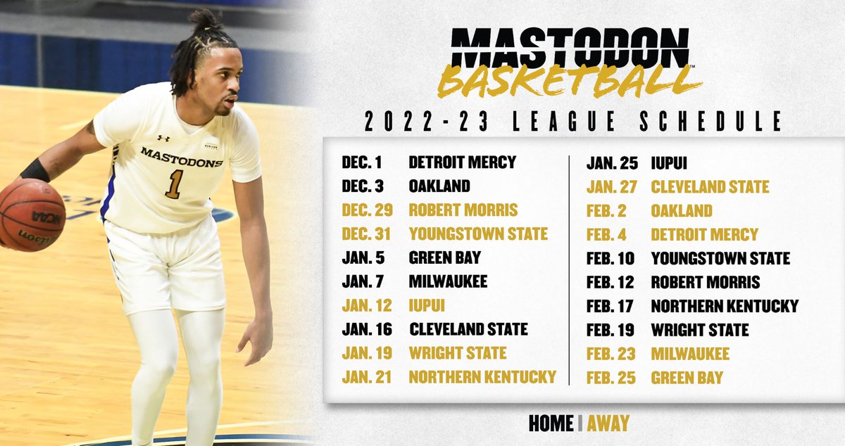 The 2022-23 Horizon League schedule is here! 🔗 -> schedule bit.ly/3w89CyN 🔗 -> release bit.ly/3JZKgbZ