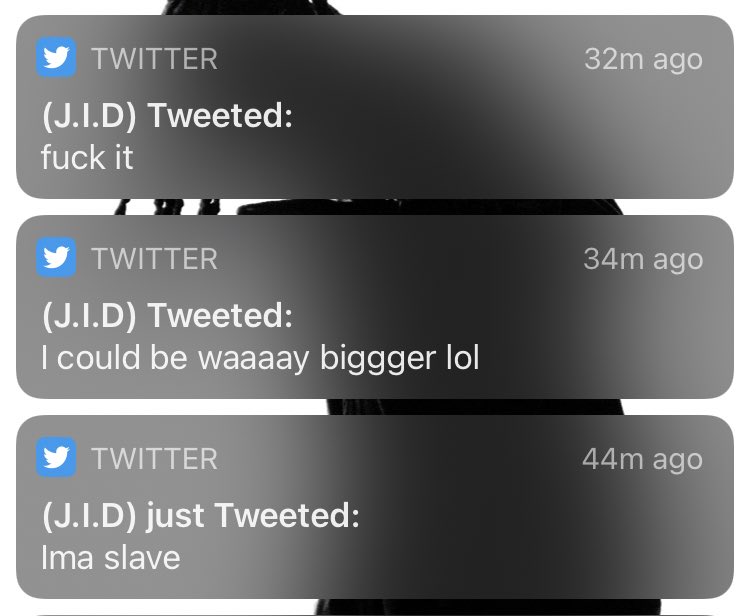 FittsBryce's tweet photo. Hate seeing legal stuff get in the way of an artists creative vision

Stop playing with JID https://t.co/YKdLuFiwUd