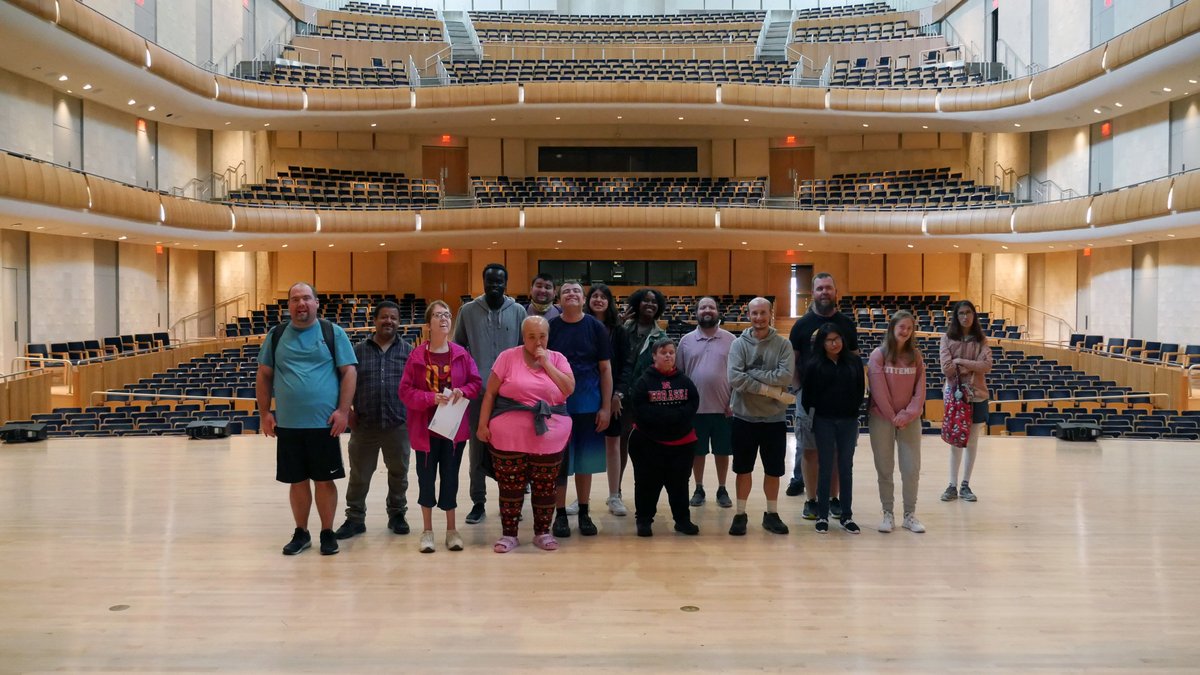 AngelGuardians8's tweet photo. On Monday, @OPerformingArts member Robert gave our group a fantastic tour of the Holland.

Visit https://t.co/urEimzj5d9 to see what else we'll be up to this month and check out our special events page for more information about our upcoming gala event.
#inclusion #community https://t.co/R3h8xTg2b6