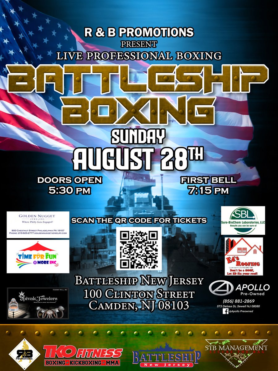 #randbpromotions #boxeo #boxing #battleshipboxing #dlgimagecreations #august28th