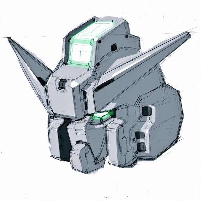藤岡建機先生のヘイズル描いてみましたむ～じょんじょんさんキャライラストもうしばらくお待ち下さい#ガンダム#ヘイズル#藤岡建機 