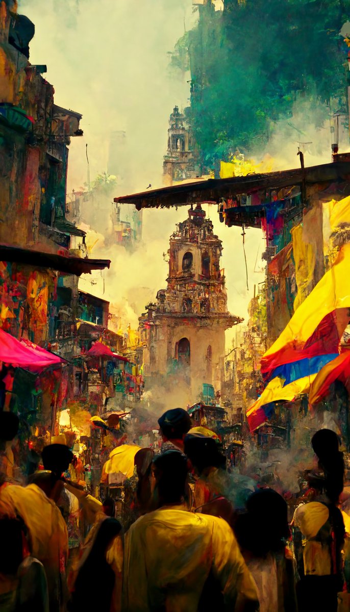 leographer's tweet photo. The interpretation of Cartagena de Indias City using AI. #cartagenadeindias #ai #midjourneyart #midjorney #inteligenciaartificial https://t.co/OVGaemp4ZA