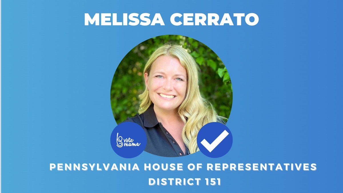 VoteMamaPAC's tweet photo. .@Missy4PA is ready to bring her lived experience as a mama, caregiver, and public servant to the PA House!
Her 4 daughters inspire her to fight for repro justice, affordable childcare, and living wages. Let's build a Pennsylvania that works for all of us and #ElectThisMama! https://t.co/1xbVGgfcd2