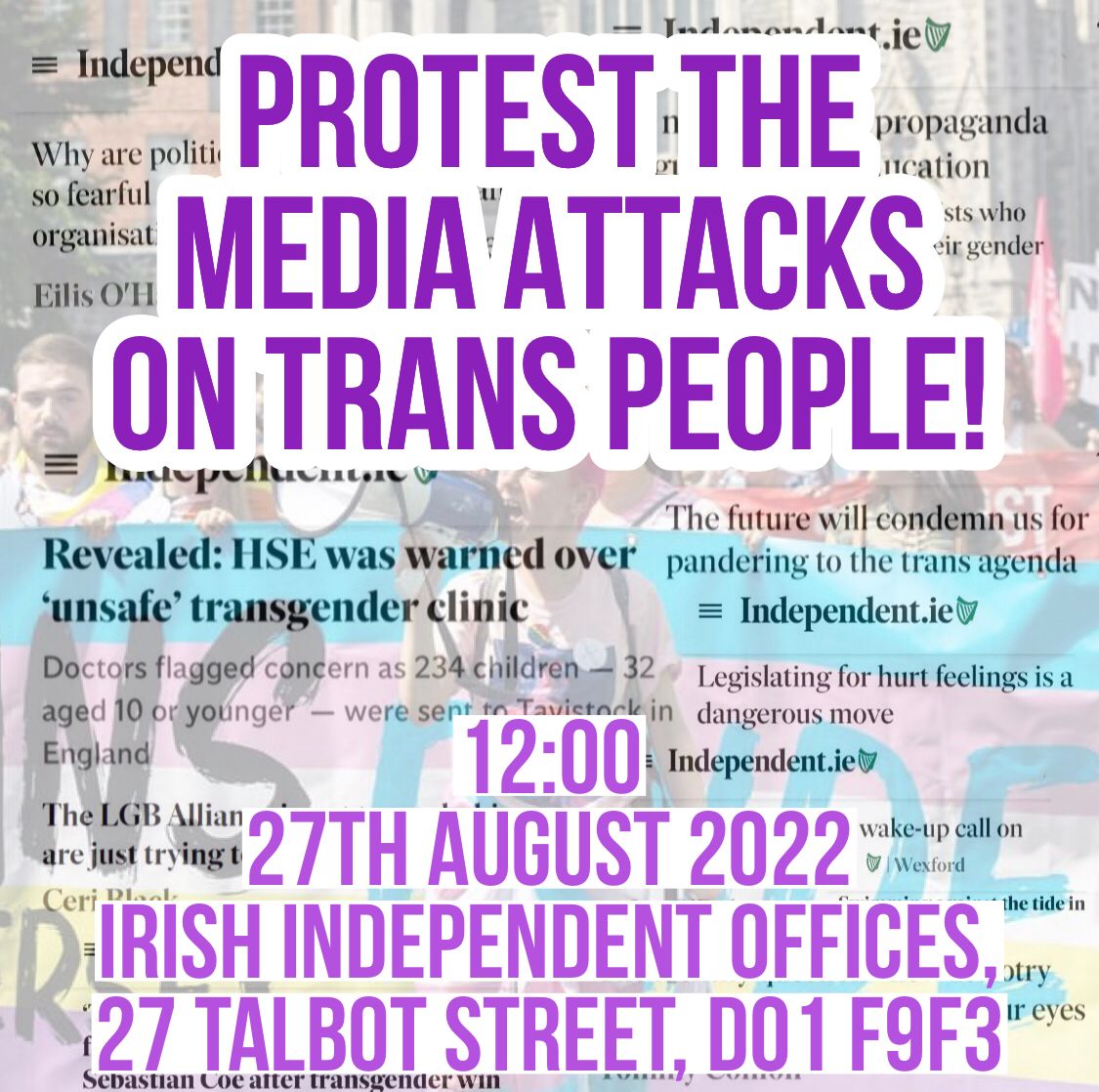 Trans & Intersex Pride Dublin 🏳️⚧️🏳️🌈 tweet media