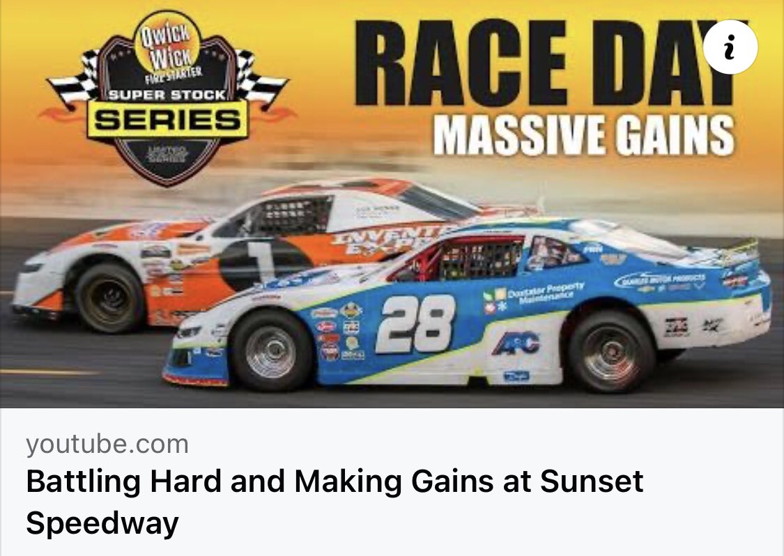 We took to <a href="/Sunset_Speedway/">Sunset Speedway</a> for the fourth race of the <a href="/QwickWick/">Qwick Wick Fire Starter</a> <a href="/UnitedLMSeries/">United Racing Series</a> this weekend and after unloading extremely bad, we fought hard all day and ended up with a decent result!

#racecar #nascar #vlog 

📺 WATCH: youtube.com/watch?v=K1K9vX…
