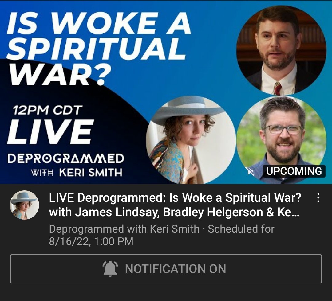 GNinjuh's tweet photo. #DeprogrammedWithKeriSmith
🔴LIVE AT 12 PM CDT
IS #WOKE A #SPIRITUAL #WAR?
Is #FakeWoke A #SpiritualWar?
#Deprogramming:
@RealKeriSmith🌱
@ConceptualJames
@BradleyJHelger1
#Deprogrammed🔧
@piratetomski
CATCH @_Deprogrammed!💪🏾😁
#KeriSmith
https://t.co/in9F0OqoPg https://t.co/9OgP6qhpyj