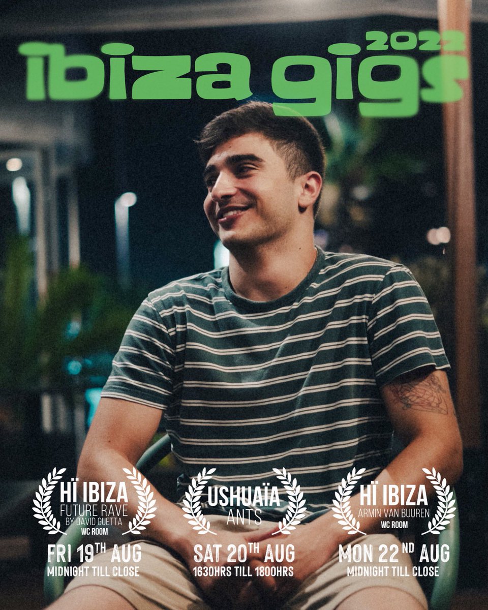 edd.wav (@eddwav) on Twitter photo this is absolutely crazy but we are going to fookinn ibiza babyy
Kicking off and closing the weekend playing all night long at <a href="/hiibizaofficial/">Hï Ibiza</a> the crazy WC room for <a href="/davidguetta/">David Guetta</a> and <a href="/arminvanbuuren/">Armin van Buuren</a> 🚽, while playing <a href="/ushuaiaibiza/">Ushuaïa Ibiza Official</a> with <a href="/UNITEDANTS/">UNITED ANTS</a> on Saturday.
So hyped😈 this is absolutely crazy but we are going to fookinn ibiza babyy
Kicking off and closing the weekend playing all night long at <a href="/hiibizaofficial/">Hï Ibiza</a> the crazy WC room for <a href="/davidguetta/">David Guetta</a> and <a href="/arminvanbuuren/">Armin van Buuren</a> 🚽, while playing <a href="/ushuaiaibiza/">Ushuaïa Ibiza Official</a> with <a href="/UNITEDANTS/">UNITED ANTS</a> on Saturday.
So hyped😈