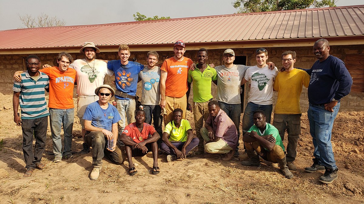 uwplatteville's tweet photo. Dr. Samuel Owusu-Ababio is being honored for the opportunities he has created for students throughout his 30-plus years – one of the most notable being his creation of #uwplatteville’s chapter of Engineers Without Borders. #BestInEngineering https://t.co/7vaPxPo7au https://t.co/kbVypQFkYL