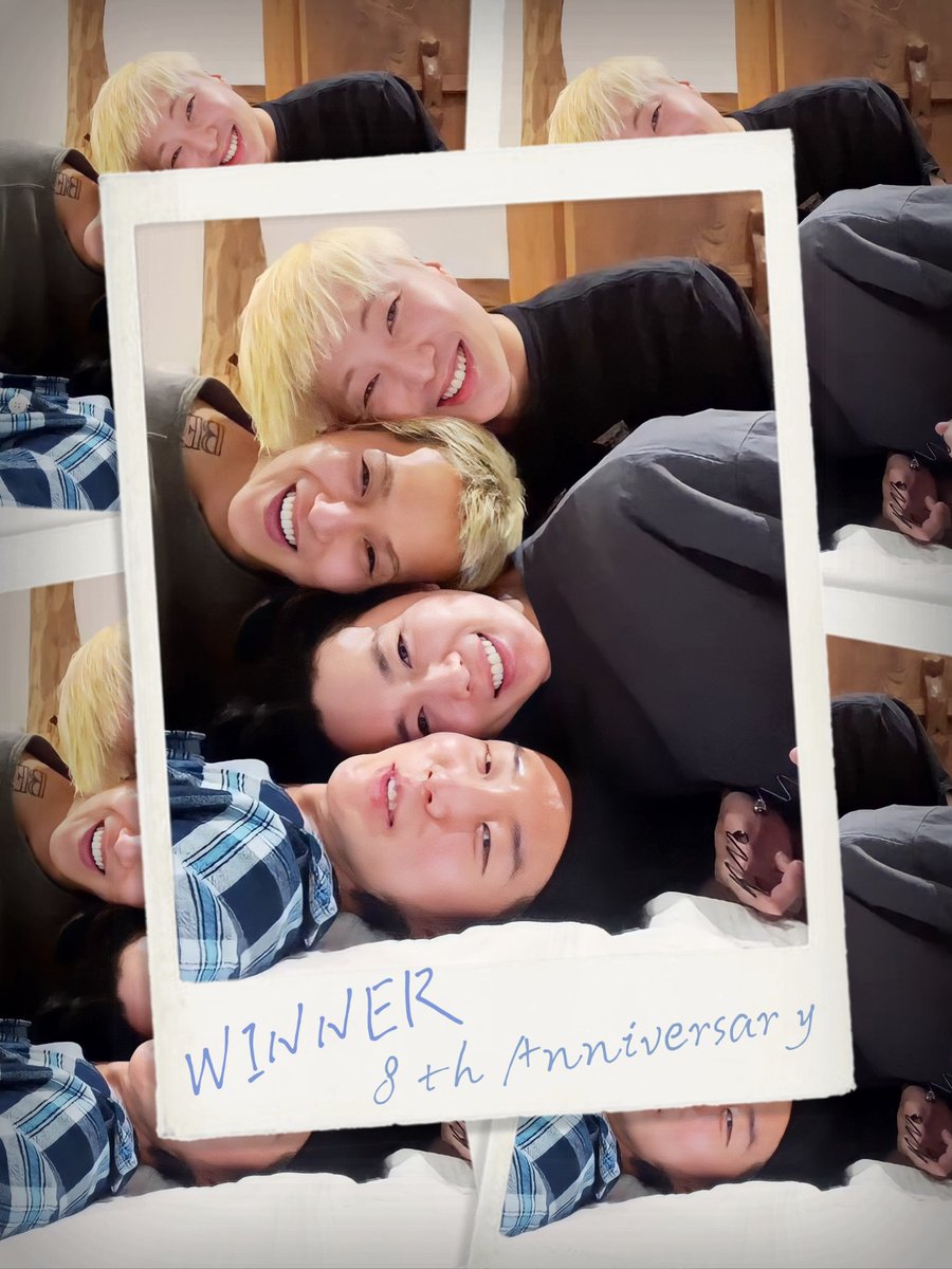 winnerksy__'s tweet photo. Still always my fav ot4 photo 💙🫶🏻
Happy 8th Anniversary my boys 💙👨‍👨‍👦‍👦
#Happy8thAnniversaryWINNER
#지켜나가자_위너_8주년_영원히 
#위너 #WINNER @yg_winnercity @yginnercircle https://t.co/8uqzuSwCSN