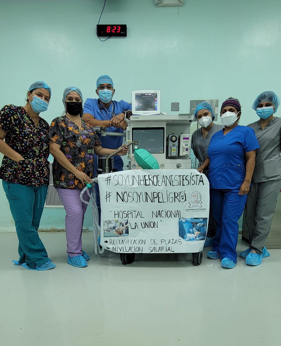ALAISAES's tweet photo. HOSPITAL NACIONAL DE LA UNIÓN #RECLASICACION #ESCUCHENALOSANESTESISTAS #SOYUNHEROEANESTESISTA https://t.co/OLzagMOa02