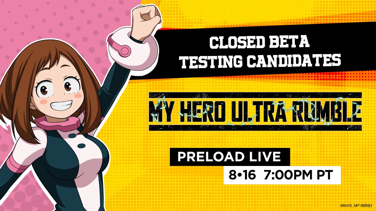 MY HERO ULTRA RUMBLE tweet media