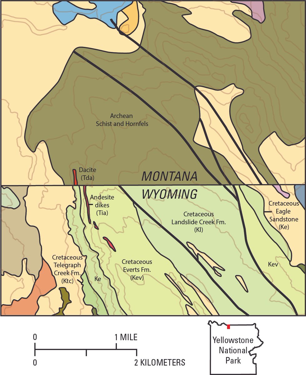 giscolorado's tweet image. What goes into making a geologic map? Follow along as geologists investigate a perplexing incongruity in adjoining geologic maps in the north part of Yellowstone National Park. usgs.gov/observatories/…

#GIS #geologicmap #yellowstone #mapping