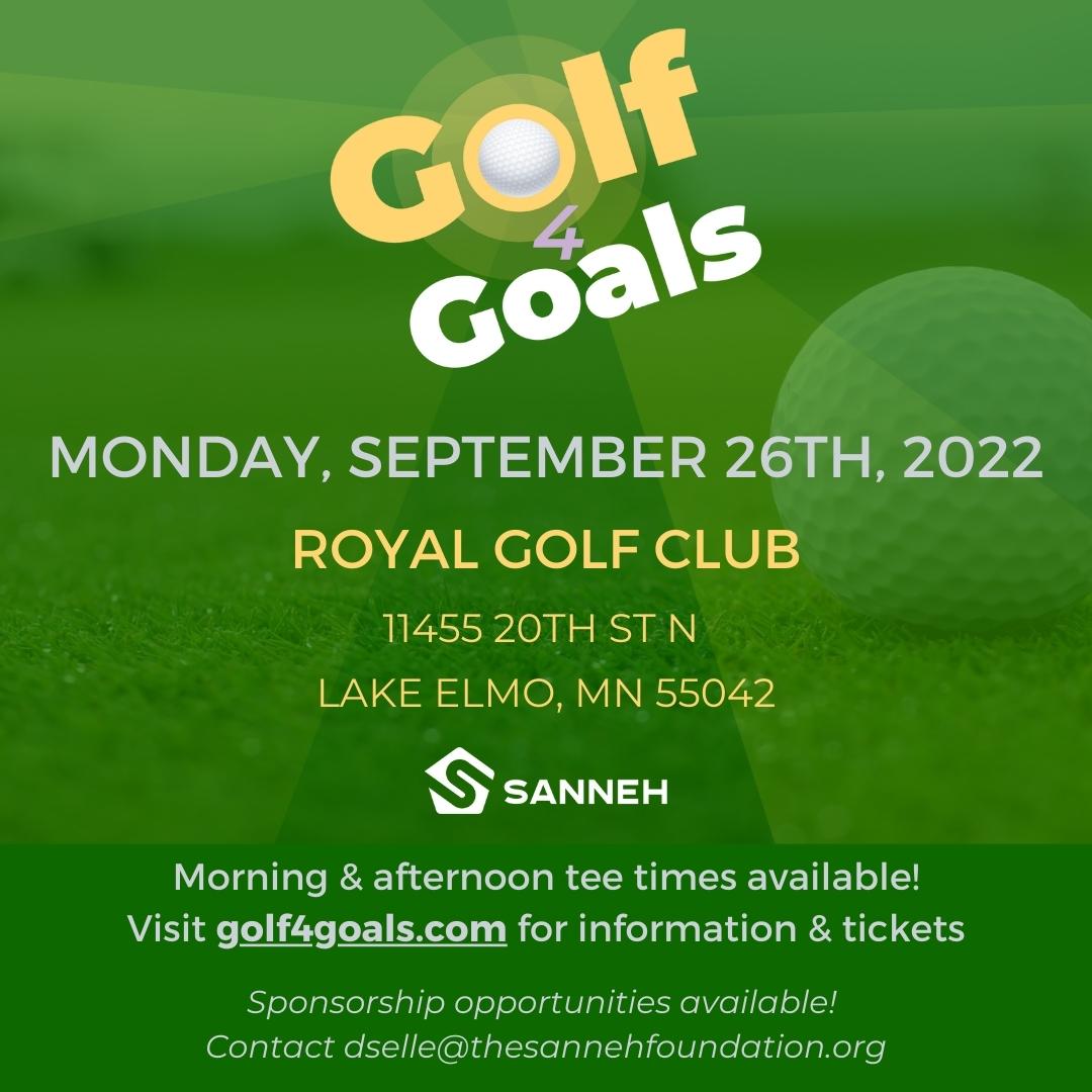 In case you missed it, we are now accepting foursomes for our Golf4Goals tournament on September 26th! So if you are interested in a sponsorship, contact Dawn Selle at dselle@thesannehfoundation.org. #golf #tournament