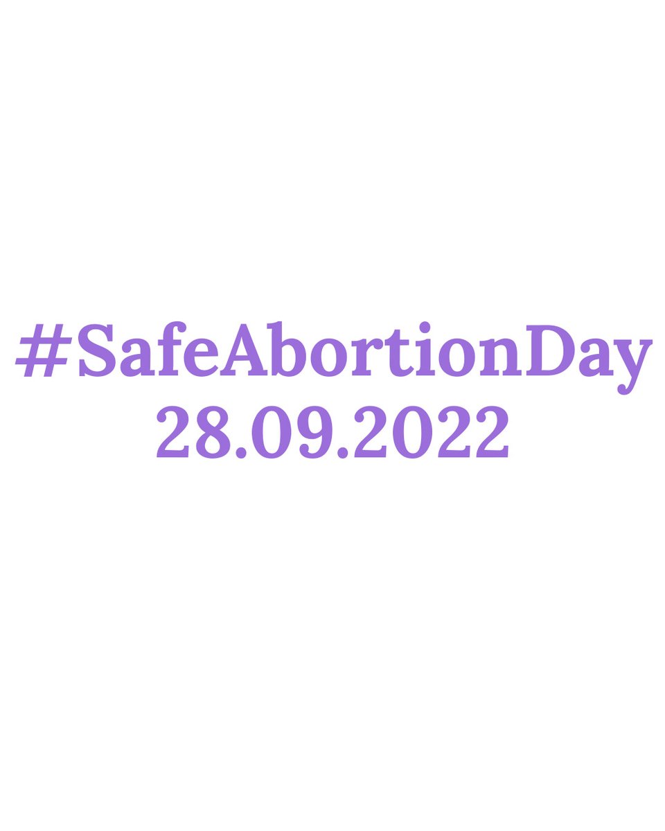 ProChoice_DE's tweet photo. Am 28.09.2022 rufen wir zusammen mit vielen Gruppen und Bündnissen zu einem bundesweiten Aktionstag zum #SafeAbortionDay auf. Lest und teilt den Aufruf auf https://t.co/czwPTAiQMJ &amp; organisiert eine Aktion - egal wie groß oder klein! 
#wegmit218 #28Sept https://t.co/AvFGPjK94k