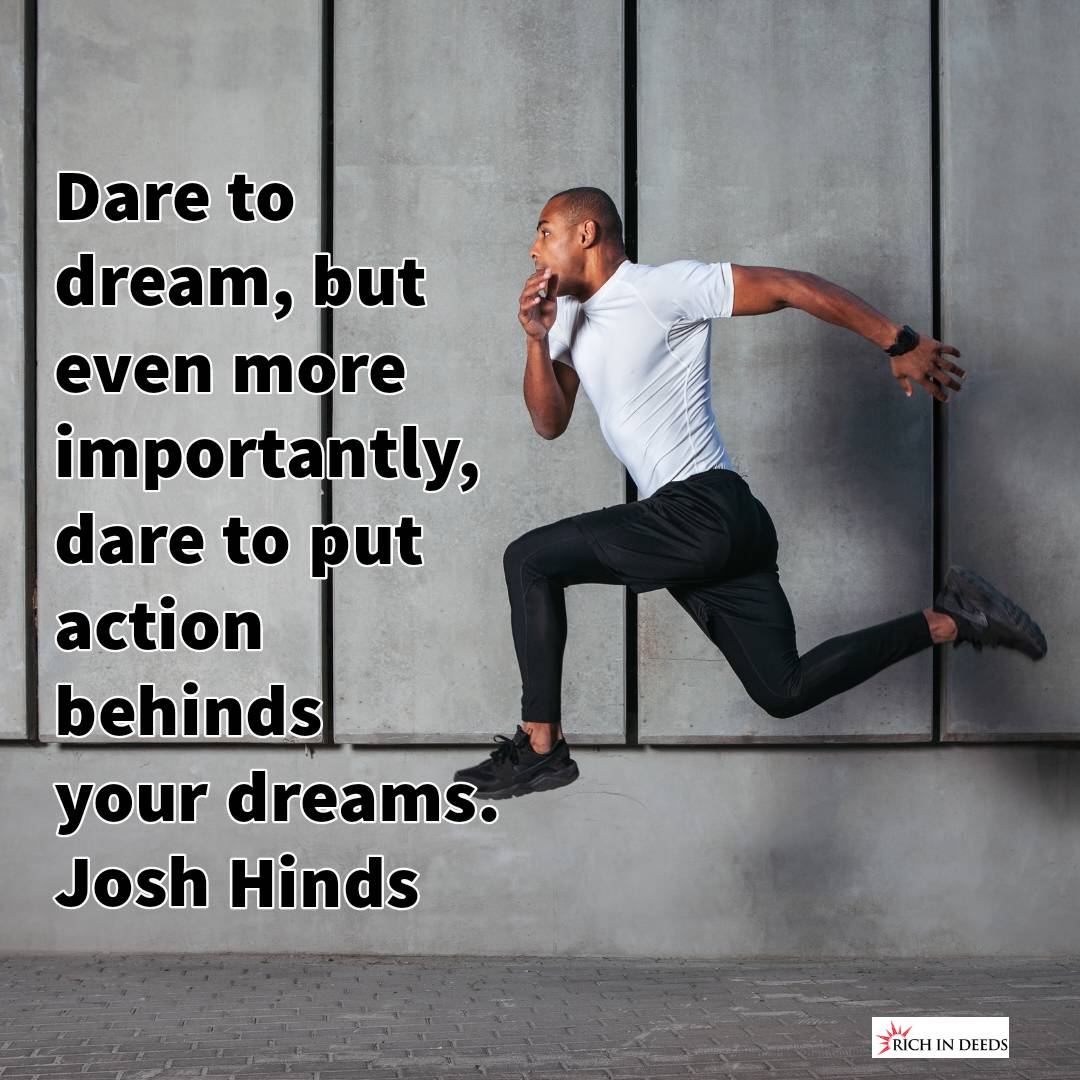 RichinDeeds's tweet photo. Dare to dream, but even more importantly, dare to put action behinds your dreams.
Josh Hinds
#makeadifference #bethechange #GiveBack #dogood #volunteer #donate #nonprofits #developmentoffice #tools #gooddeeds #RandomActsOfKindness #RichInDeeds https://t.co/UbVURTWJAP