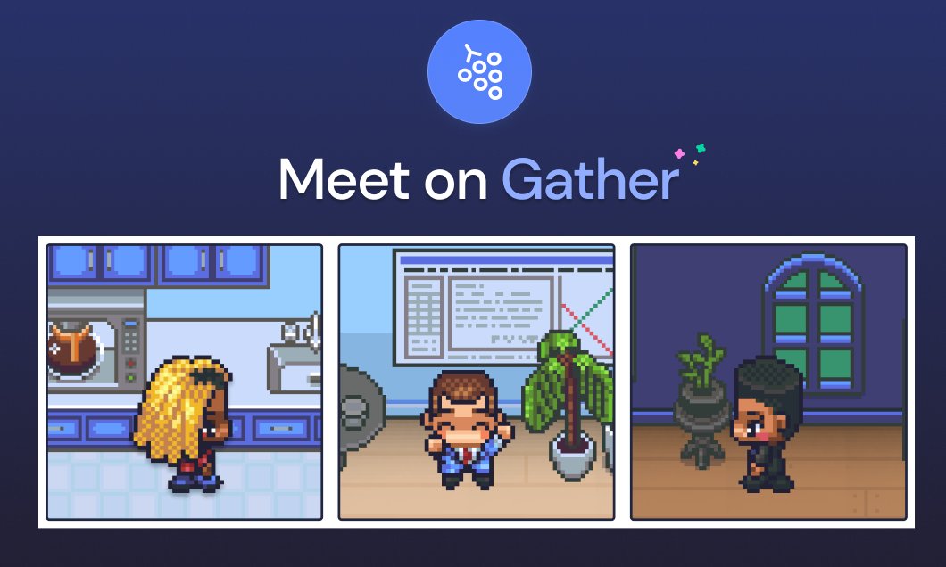 📣 Introducing... the all new meeting experience on Gather!

🙌 Let's dig into this update and how we can help your team be empowered to work naturally, build relationships, and collaborate side-by-side, even when you're far apart.