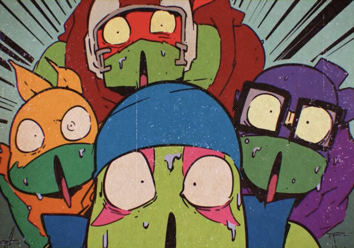 turtle_fan_'s tweet photo. These were the cutest designs for the baby turtles from any adaptation. Their little outfits…🥺 #SaveRiseoftheTMNT #rottmnt https://t.co/w3DQgSLUKT
