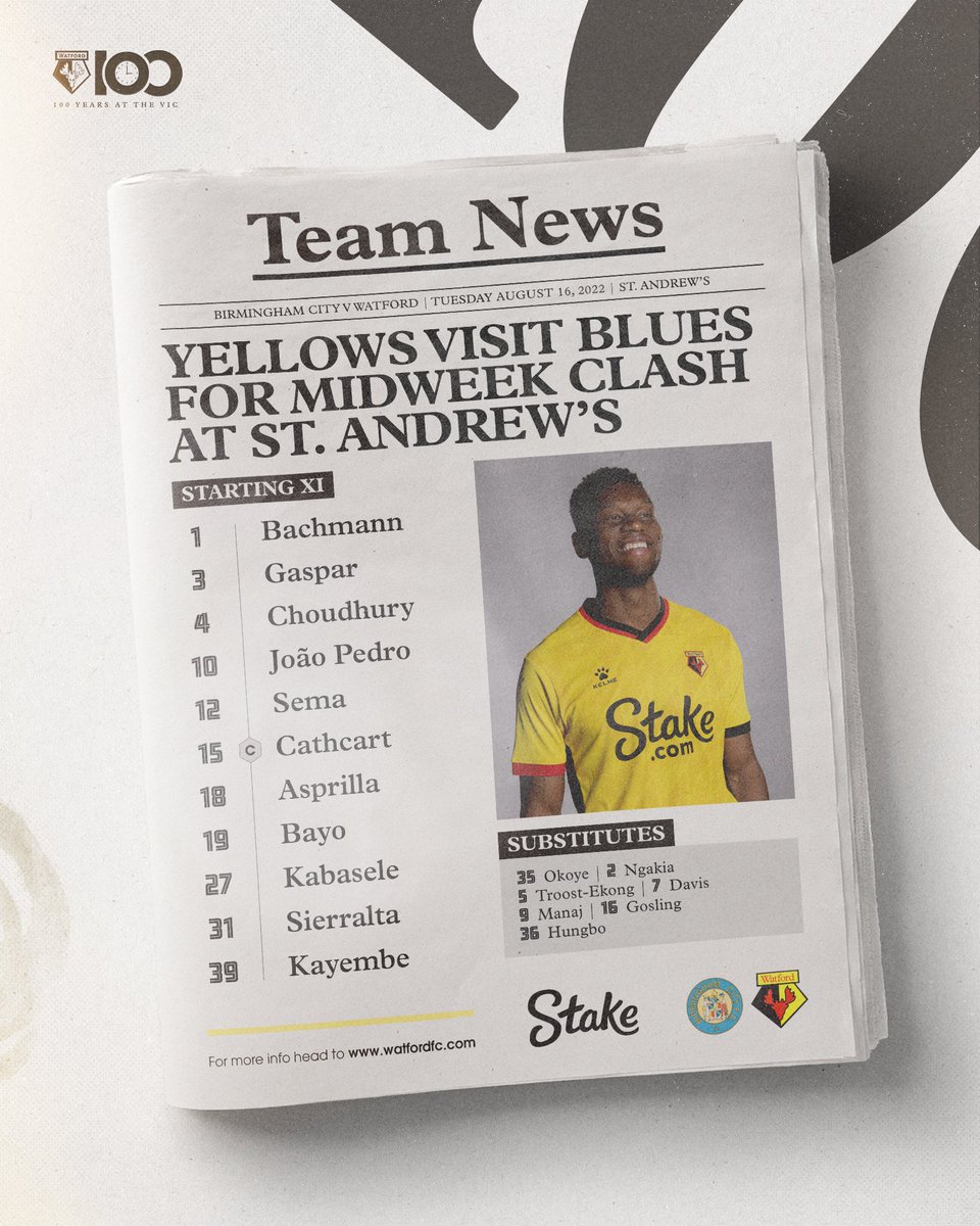 Watford Football Club tweet media