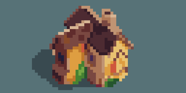 Tiny house training.
#pixelart