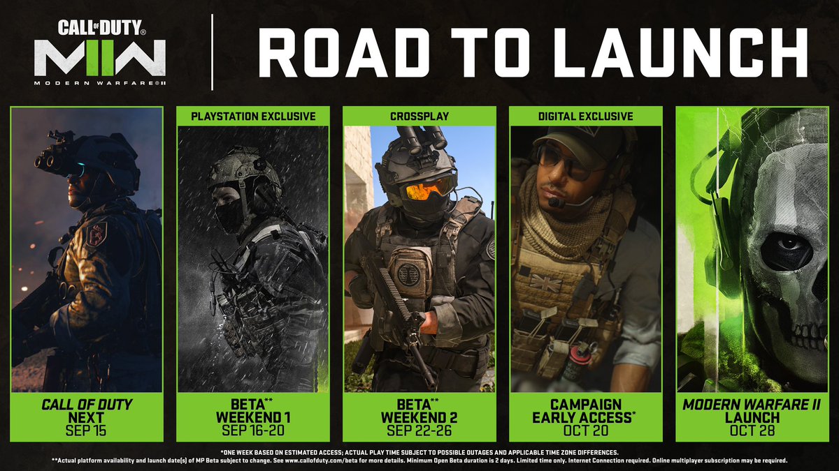 CoDQG_'s tweet photo. Découvrez le programme jusqu’au lancement de #ModernWarfareII https://t.co/0Jft3Z2ncS