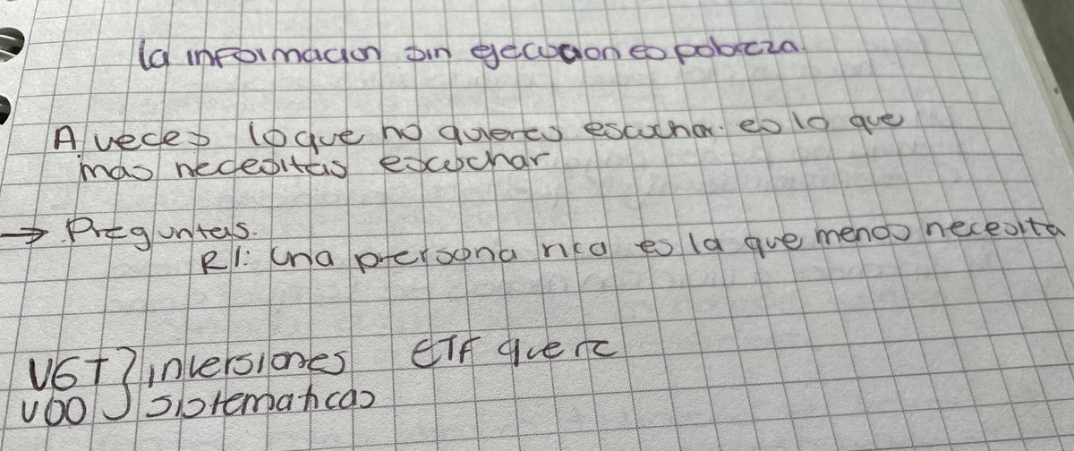 DeyxieM's tweet photo. Cuanta información en unos pocos renglones! Mis notas de #SHIFT2020.
Estoy lista para llevar mis finanzas al siguiente nivel y ganando una #becaSHIFT2022 las herramientas para llegar al próximo serán poderosas @HyenukChu @somoscdi https://t.co/5hlngs9LnF