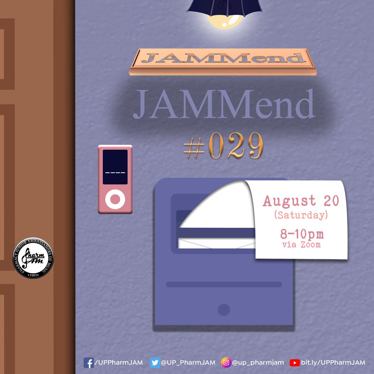 UP_PharmJAM's tweet photo. As the new academic year approaches, let’s end the year with a bang and celebrate for a job well done! 

JAMMend 2022 serves as UP PharmJAM’s culminating activity to recognize the efforts of the members to make each activity successful. https://t.co/MWYHZdcMG4