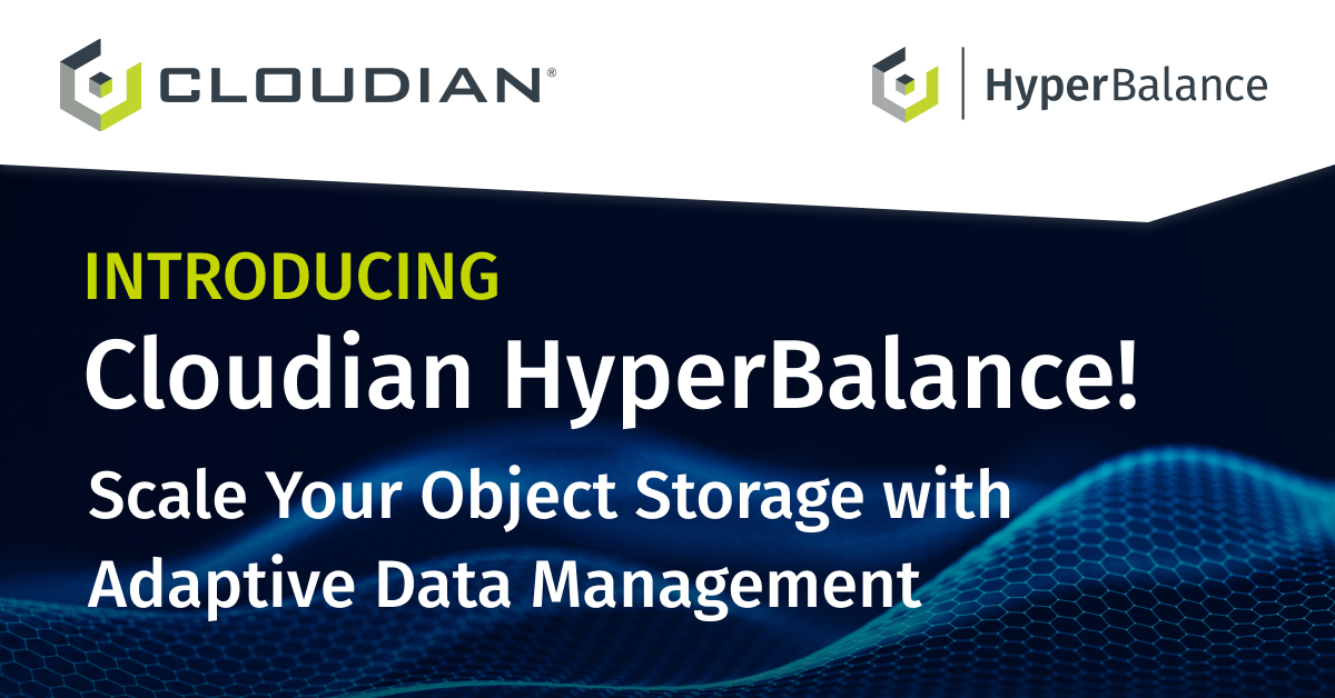 CloudianStorage's tweet photo. Today we announced HyperBalance, an enterprise #LoadBalancer that intelligently manages #ApplicationTraffic across storage nodes for optimal performance. Increased availability. Improved efficiency. Enhanced scalability. Greater visibility. https://t.co/N2hRMB3nMe https://t.co/dT62I7x6hV