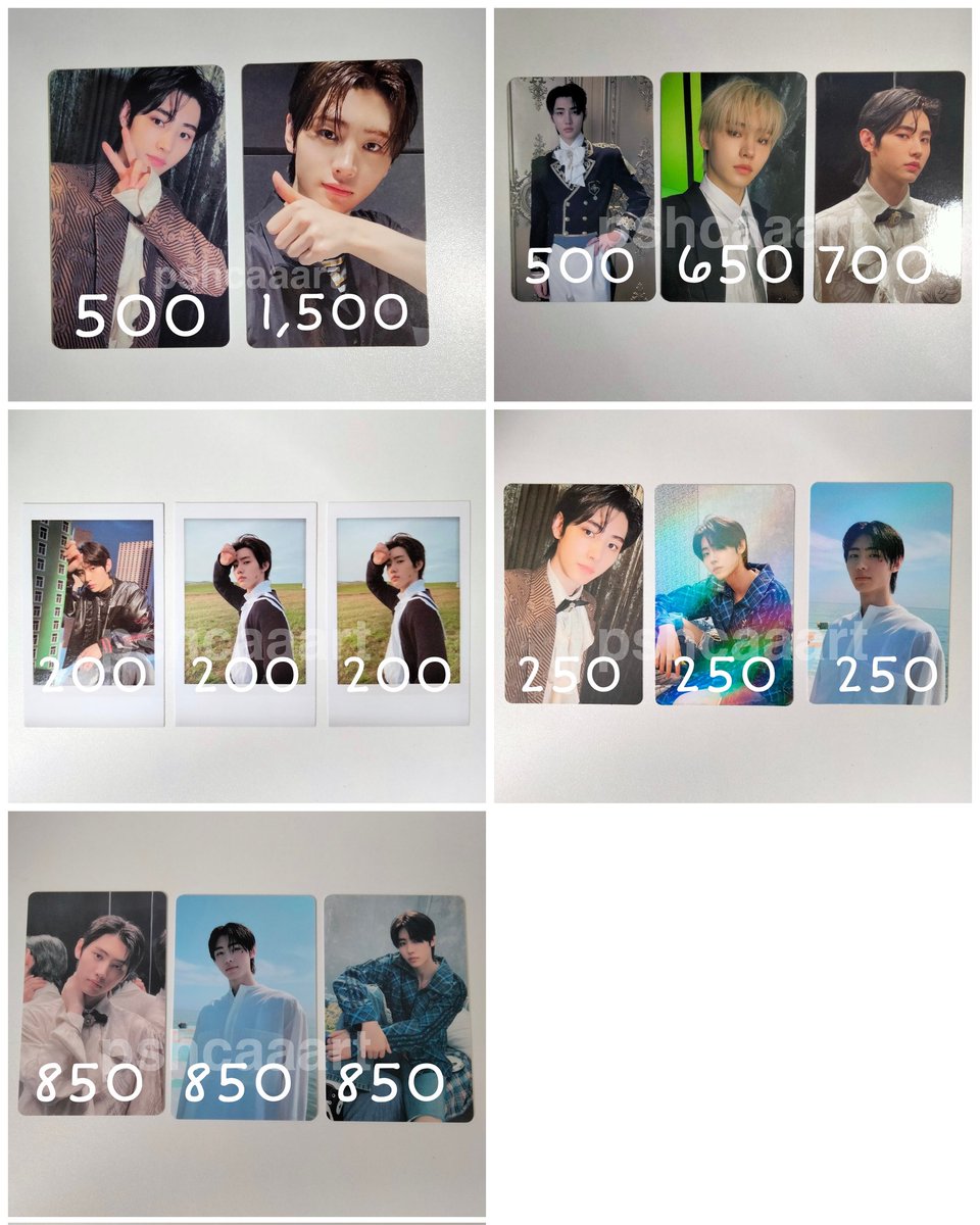 Sunoo_Cutie_09's tweet photo. ꒰ wts | lfb | ph ꒱

𓏳 sunghoon album &amp; non-album photocards tingi !
𓏳 helping @/pshcaaart only !

ꔣ check pic for the price !
ꔣ location : bulacan !
ꔣ dop : 1 month reservation !

𓂋 reply / dm if interested ! ☻ https://t.co/7S7MVeJJK7