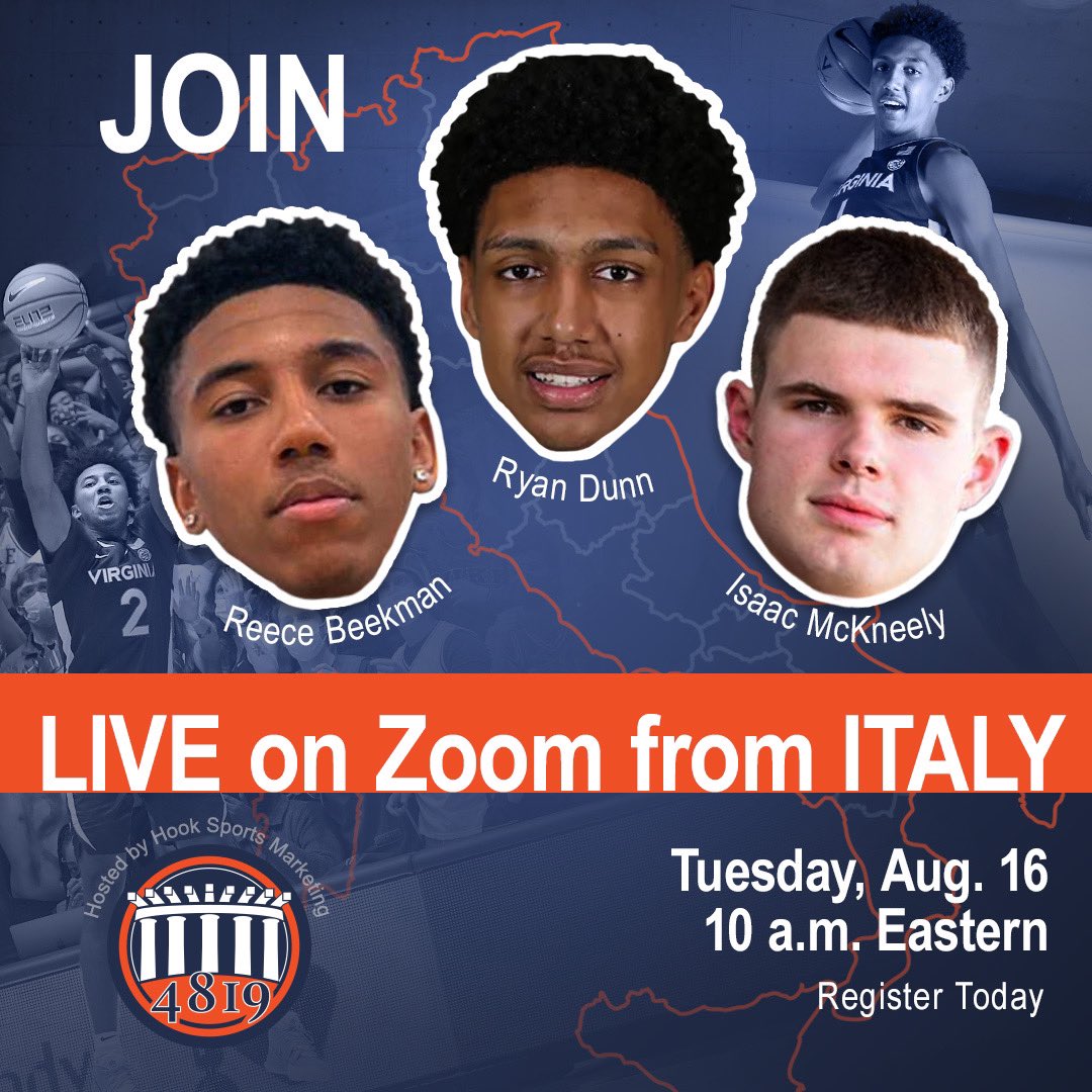 Last call! Register for our meeting with @IsaacMcKneely @reece_beekman and @Almighty_ry3 here: store.hooksportsmarketing.com/store/p20/ital… We’re going to talk about the team, Italy, and more!