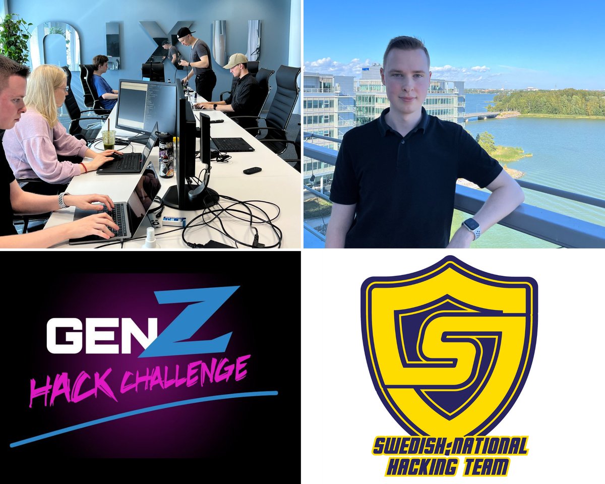 NixuCorporation's tweet photo. The Finnish ECSC National Team participates for the first time in the European Cyber Security Challenge by @enisa_eu #ECSC2022!
Did you know that both Finnish and Swedish national teams are supported by Nixu?
#ECSC #ENISA #genzhack #genzhack2022 #cybersecurity https://t.co/tK8ALIZq1r