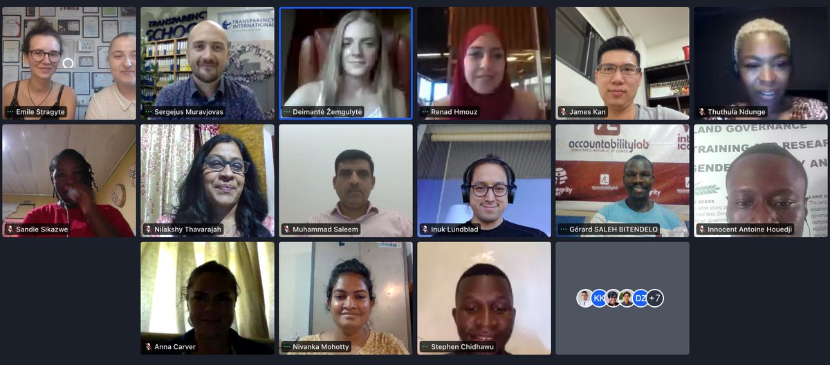 YouthIntegrity's tweet photo. It's a wrap!
Even though we could not fit everyone's faces into one picture, we thank all the participants for their participation in the Transparency School 2022.
See you next year!
#TransparencySchool #TISI2022 https://t.co/nqSTGjZq4k