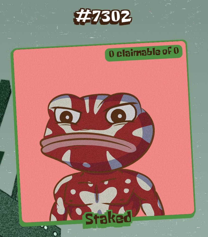 JT0JB7_eth's tweet photo. Back to nine @ThePlagueNFT staked on my re-entry to the proj. Same as my prior apex before exit. Thank you for your patience. #ribbitaf #frogstrong ๐ธ๐ฆ https://t.co/ygZpPQODl4