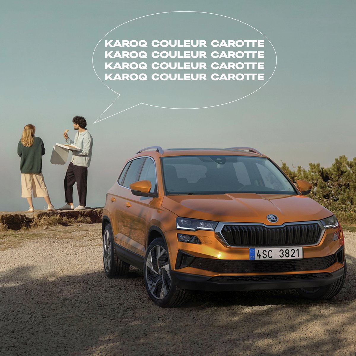 “KAROQ couleur CAROTTE”: répétez-le 10 fois pour vous souvenir du nom de notre modèle.

Découvrez-en plus sur le nouveau KAROQ ici 👇
bit.ly/3pnsNRq