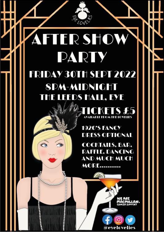 EyeLovelies's tweet photo. You asked and we delivered 💚 1920’s Macmillan After Party! @macmillancoffee @MacmillanEast @macmillancancer https://t.co/HvtyYtQ7lV