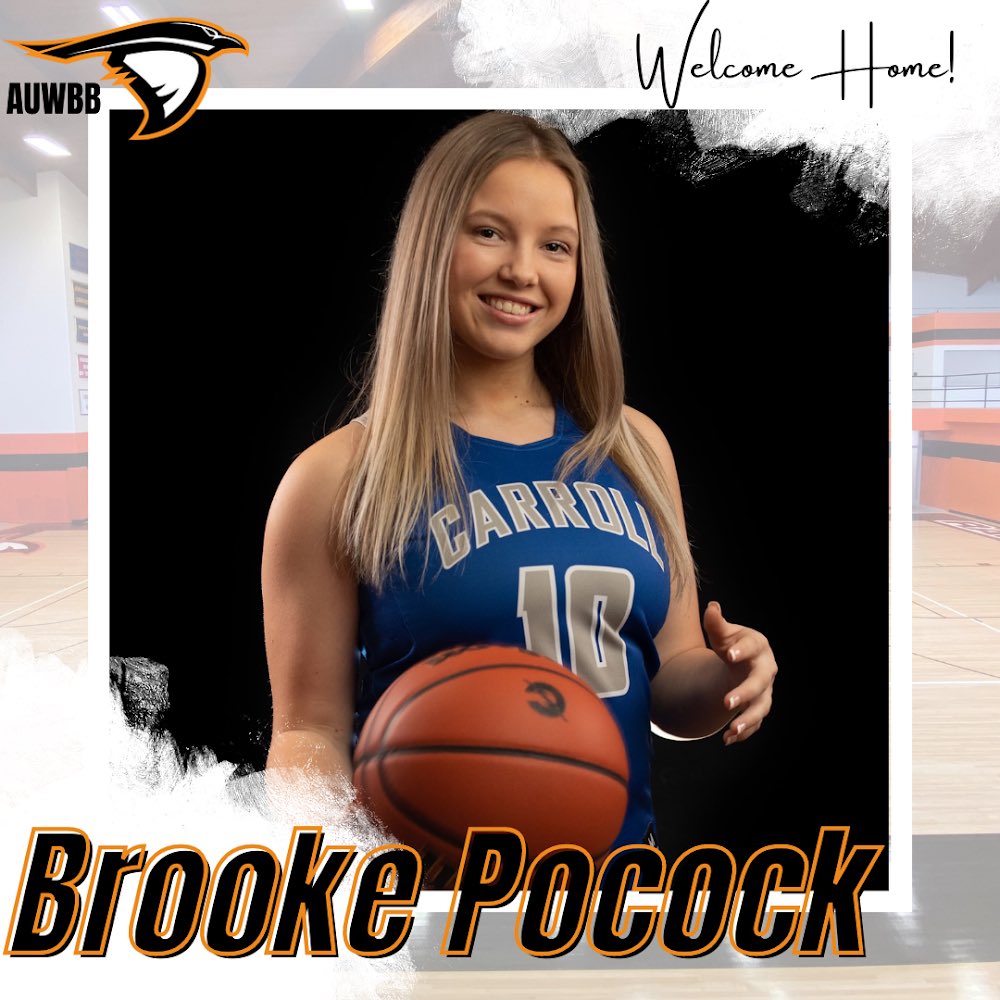 AURavensWBB's tweet photo. 9 Days until move in and we are welcoming freshman guard Brooke Pocock to the fam! 🧡🏀 

🏠 Fort Wayne, IN
📘Carroll High School
📙 Elementary &amp; Special Education Major

#catchourWHIF #9days https://t.co/wbNCoJgPiR