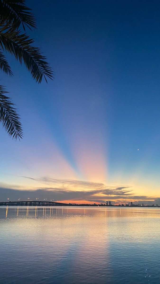 Stunning #Miami sunrise