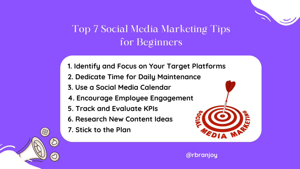 rbranjoy's tweet photo. Explore 7 social media tips for beginners in 2022 that promote audience engagement, improve efficiency, &amp; help generate leads &amp; sales.
#social #SocialMedia #socialmediamarketing #DigitalMarketing https://t.co/wSNqN1XnWz