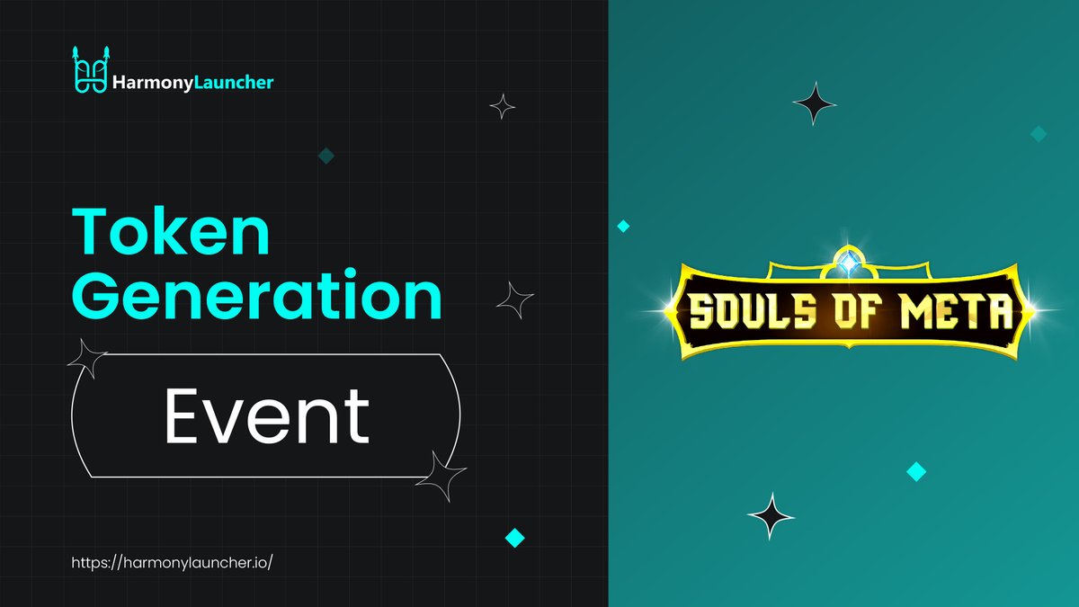 HarmonyLauncher's tweet photo. Dear Community!
Time to reap the rewards!!! ๐ฐ
Harmony Launcher is delighted to announce that the token generation event for @SoulsOfMeta is scheduled on ๐๏ธ 18th Aug' 2022 at ๐ 3 PM UTC.
Stay tuned. ๐
#TGE #SOM #HARL #IDO #crypto #GameFi #P2Egaming #P2E #NFTs #tokenvest https://t.co/JNXv94gnLa