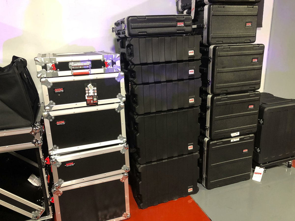 Gator rack cases in stock at SE Systems Showroom.
#sesystems #videotech #lightproduction #soundtech #musictech