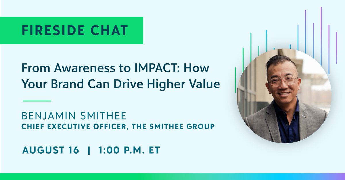TODAY 👉 <a href="/BenSmithee/">Ben Smithee</a> joins our #BlackbaudInstitute Index celebration series to share how a powerful brand can help drive higher value and demand. 

Register here: blkb.co/3x3iFRf