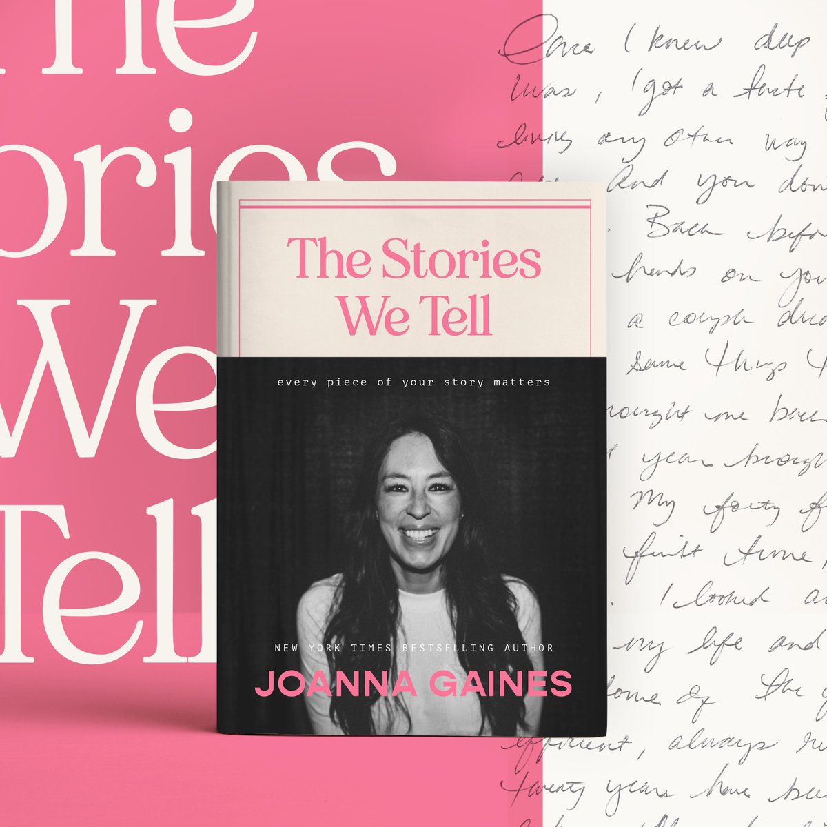 joannagaines's tweet photo. Pre-order a copy of my new book, #TheStoriesWeTell at https://t.co/mP50D92tzk (available Nov. 8) https://t.co/0jP7MxROIU