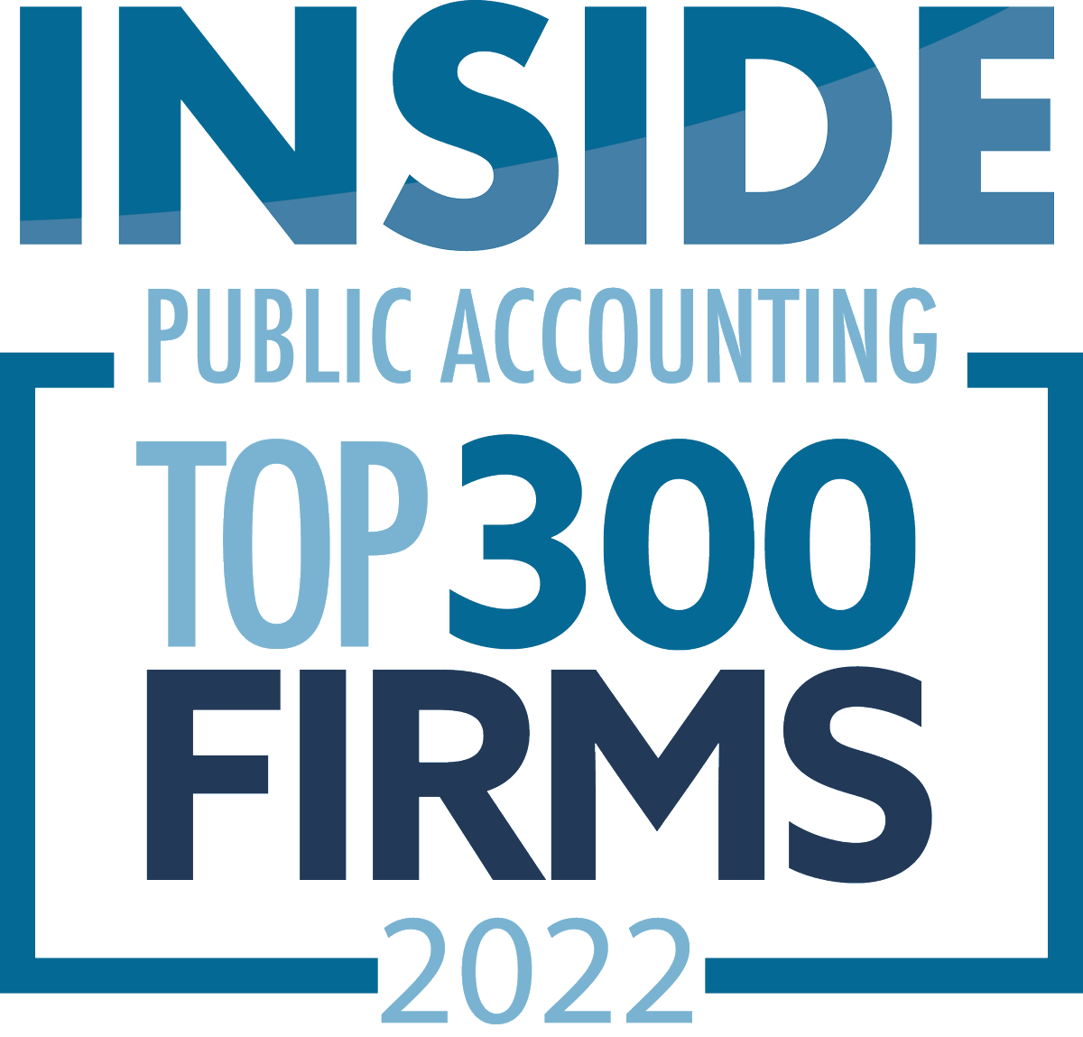 KPM_CPAs's tweet photo. For the 8th consecutive year, #KPMCPAs has been named an @ipainsider Top 300 Firm in the U.S for 2022! Ranked by net revenue, we are proud to be among the nation's top firms. Thank you to our clients and wonderful #TeamKPM staff! #KPMNews https://t.co/ruzs1OqHx1