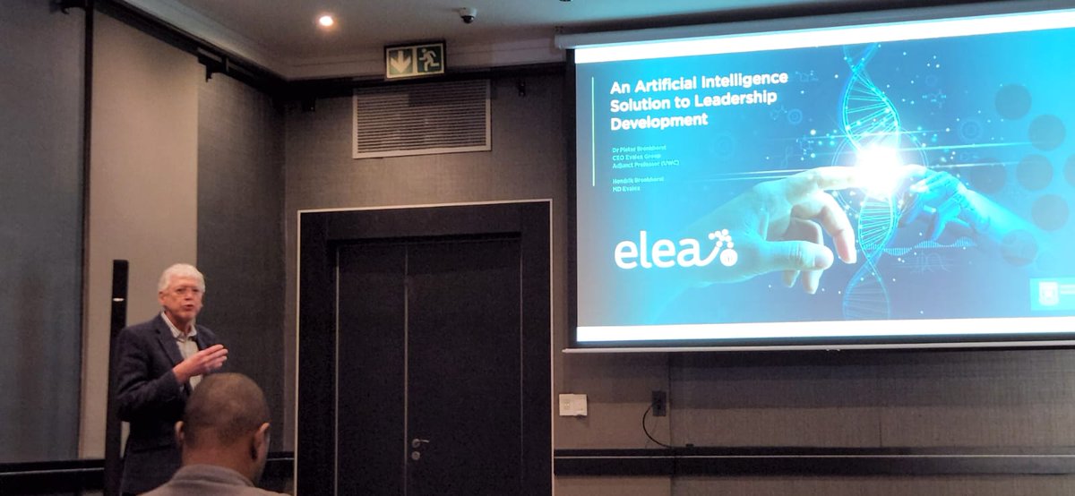 EvalexOMT's tweet photo. It's presentation time at the HR Tech Fest in Sandton. We were delighted with the presentations made by Pieter and Hendrik Bronkhorst, which unpacked our #Elea and #EVA offerings.
#HRtechfest https://t.co/m2zk2mIkml