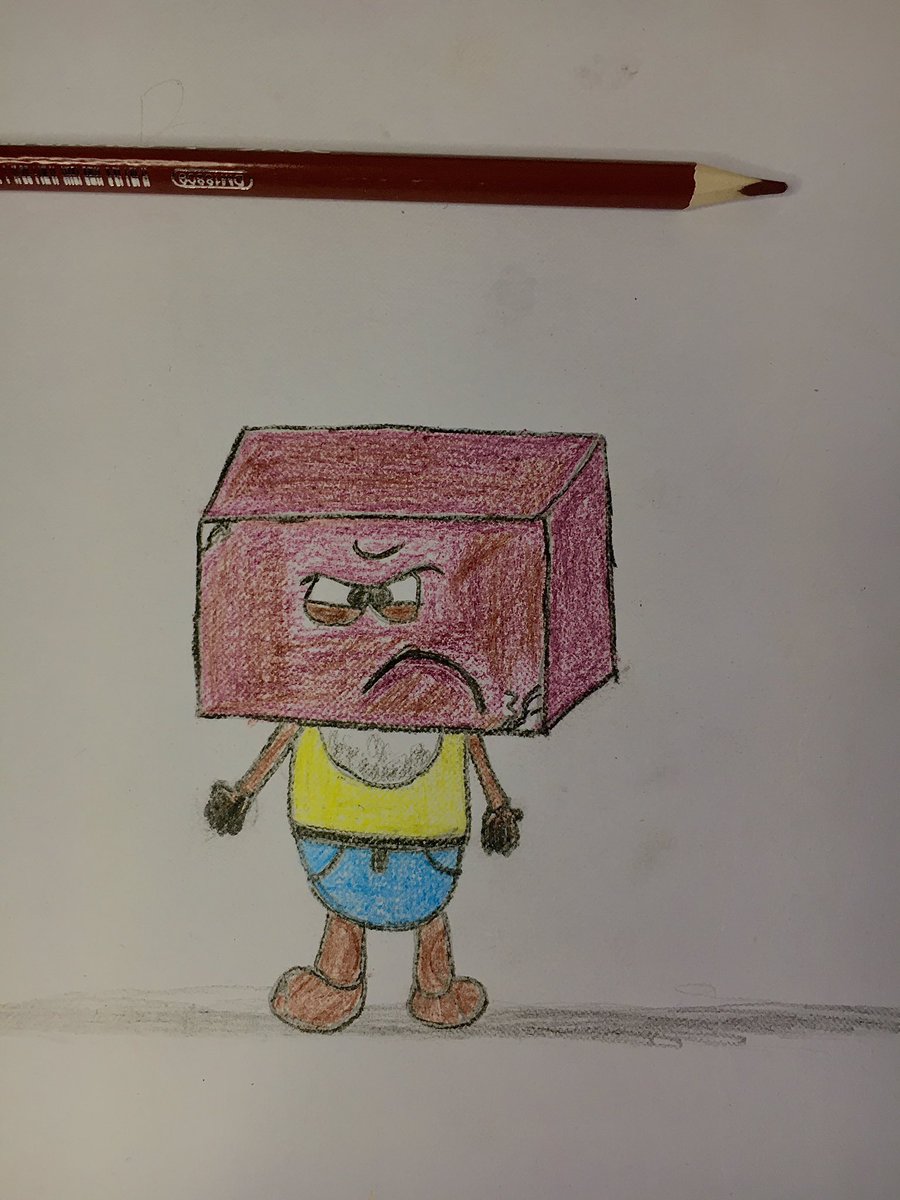 ItzDeeDee_x's tweet photo. @ONEWORDBRICK here my fan art hope you love it...He’s name is Uncle Grumpy and I think he’d be a good uncle to ONE TOOTH BRICK... https://t.co/9w6SizZepJ